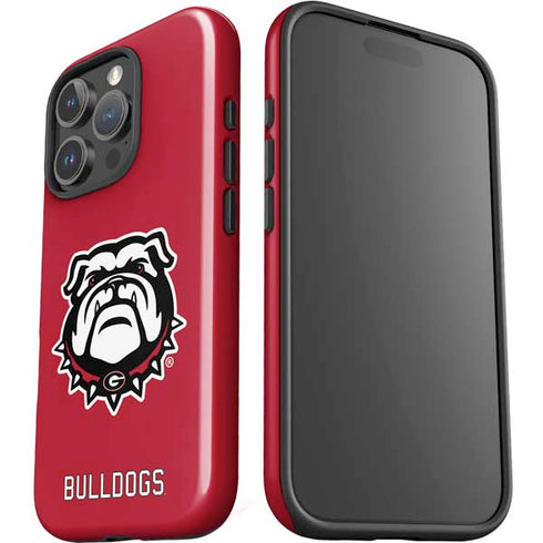 University of Georgia Bulldogs Logo iPhone 16 Pro Max Impact Case